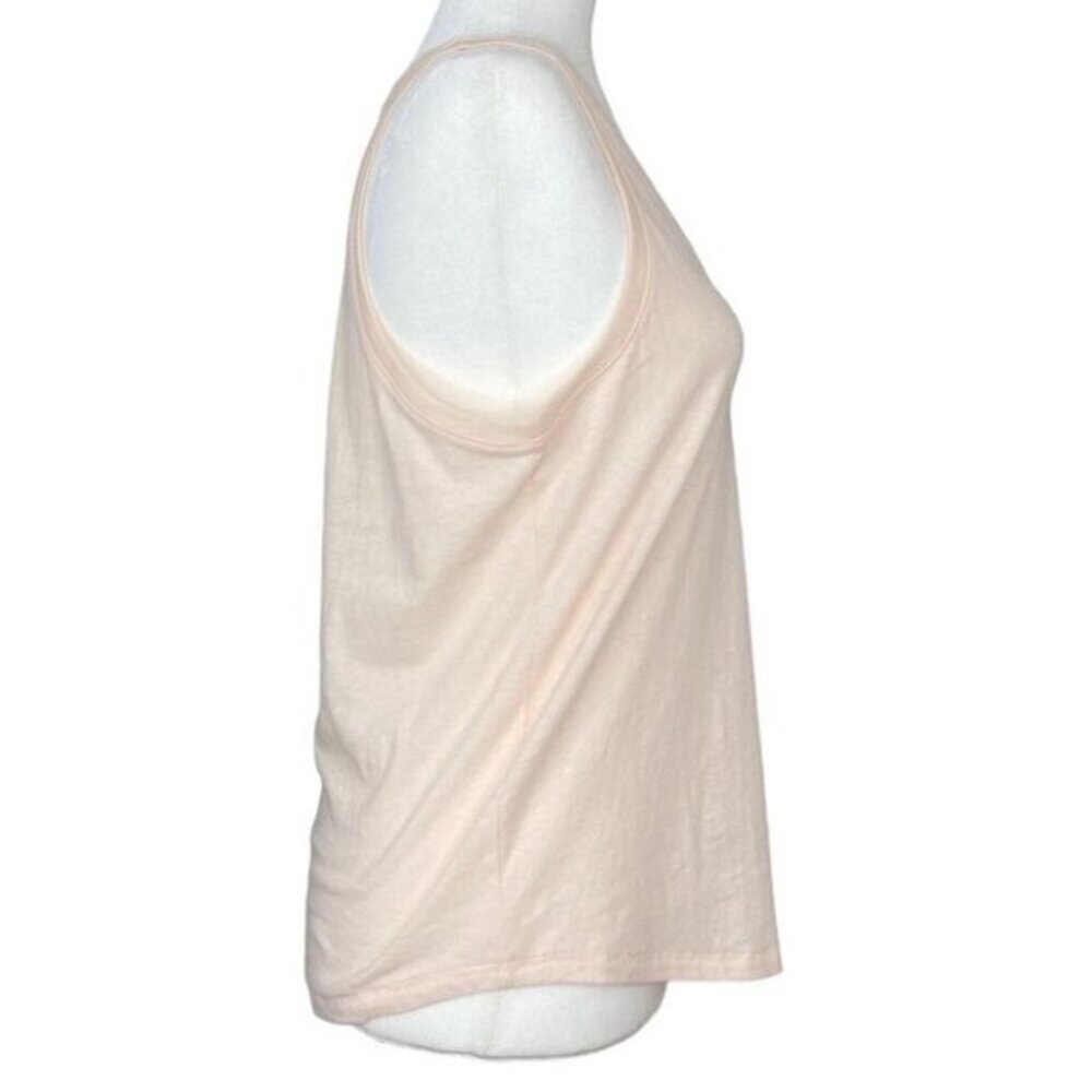 Everlane Womens Cotton Racerback Scoop Neck Tank Top‎ Pink Size M NWT - Picture 2 of 10